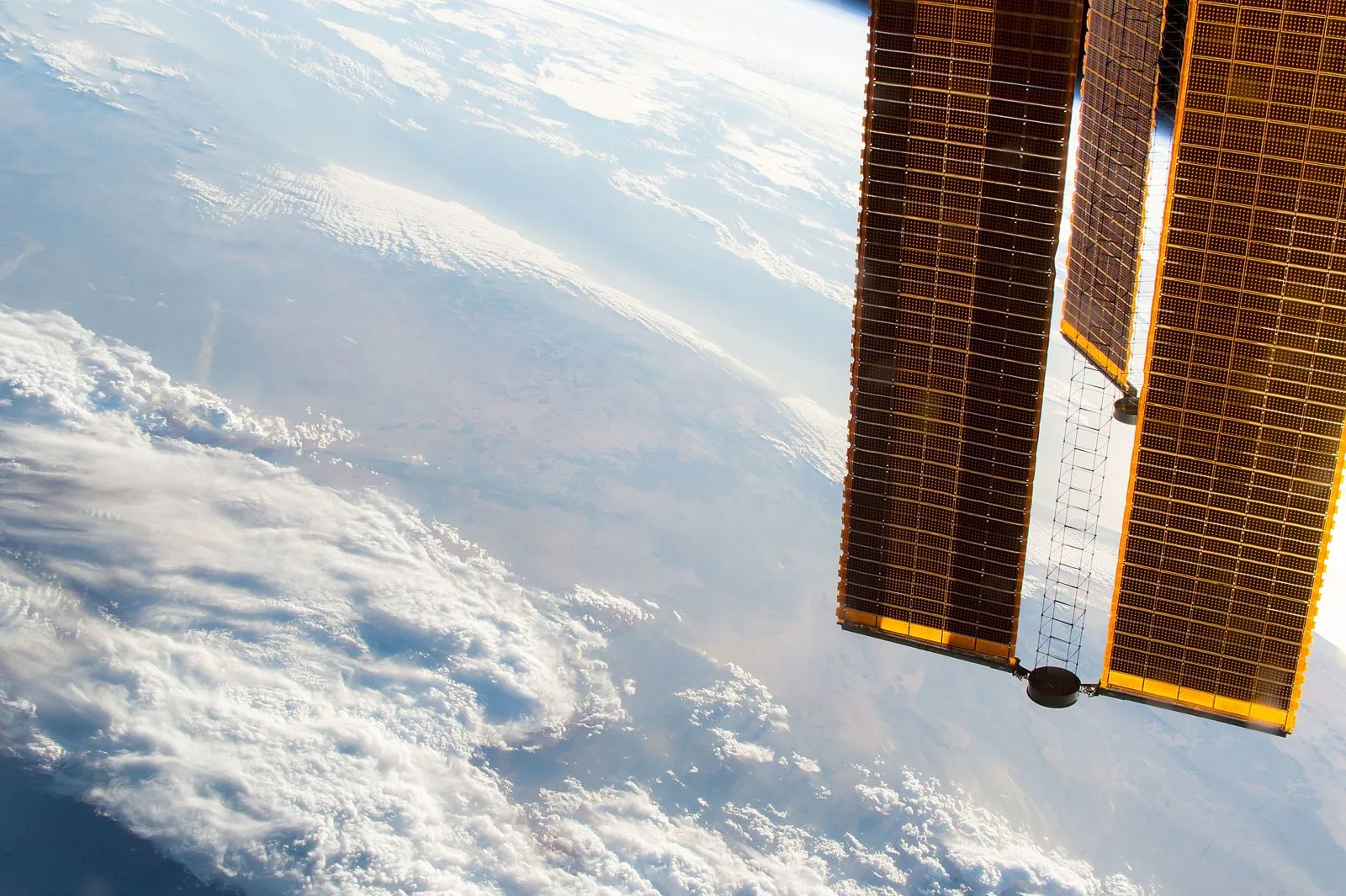 Solarflächen der Internationalen Raumstation